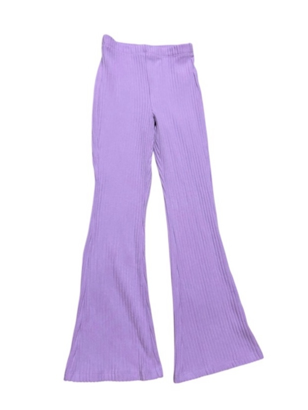 Old Navy Lavender Ribbed Flare Leggings